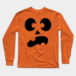 Shocked Pumpkin Long Sleeve T-Shirt